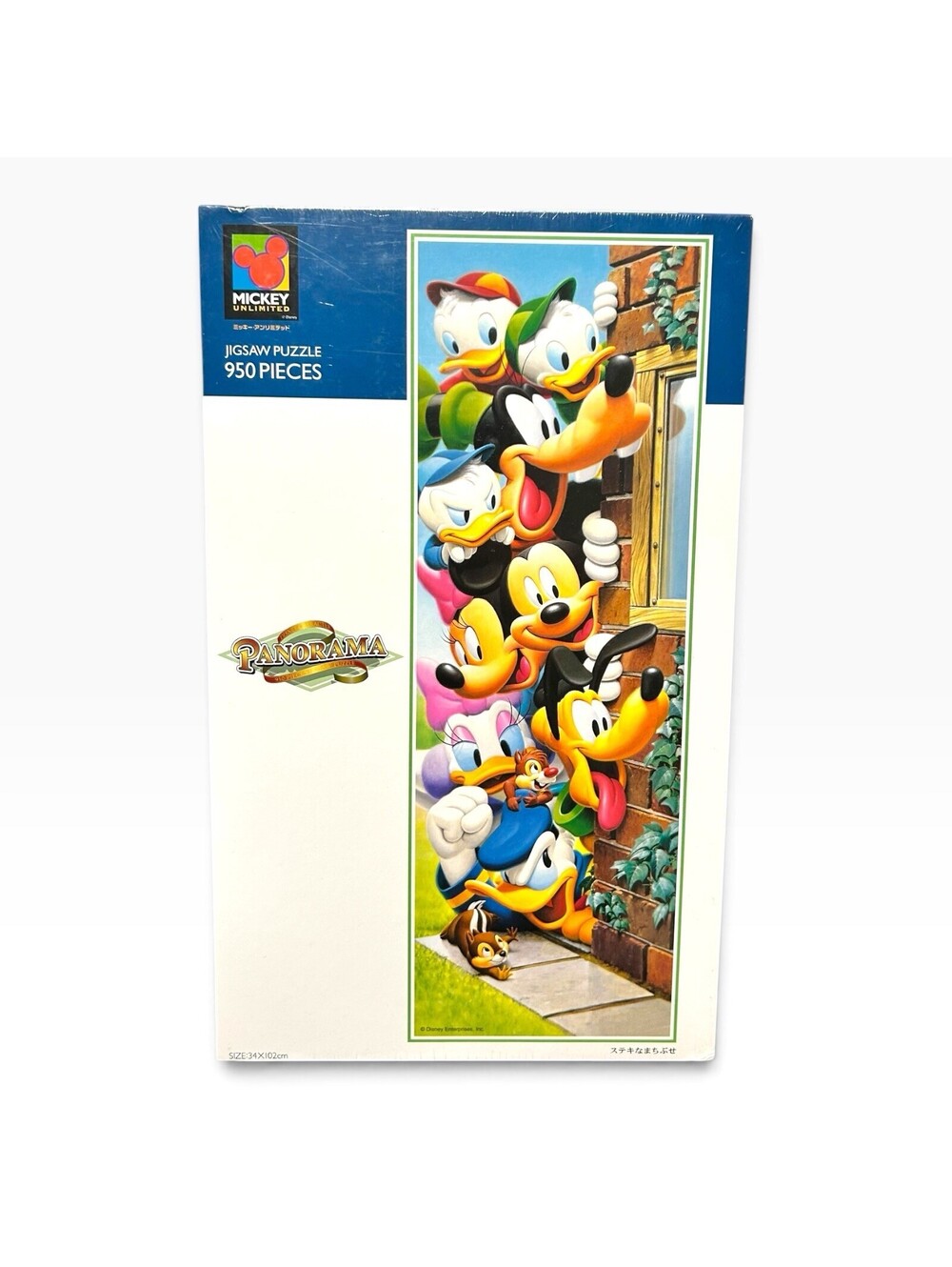 Tenyo Disney Panorama Jigsaw Puzzle 950 Pieces Wonderful Ambush Mickey New